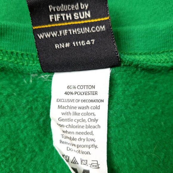 Christmas Kitty Cat Pullover Sweatshirt Medium Jingle Bells Green Womens - Picture 5 of 5